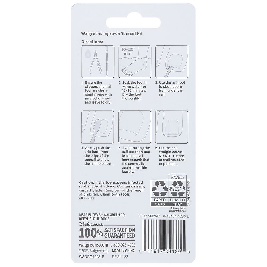 slide 2 of 2, Walgreens Ingrown Toenail Kit, 1 ct
