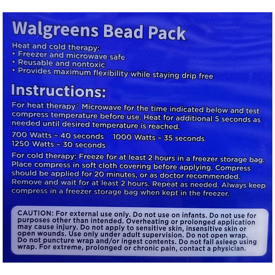 slide 3 of 4, Walgreens Hot/Cold Bead Multi Purpose Pack, 1 ct