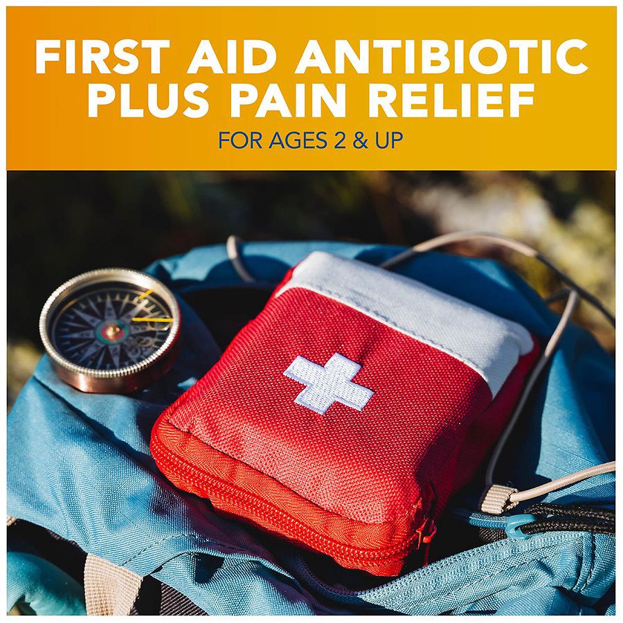 slide 3 of 5, Walgreens Maximum Strength First Aid Triple Antibiotic Pain Relieving Ointment, 1 oz