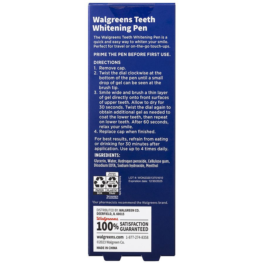 slide 3 of 4, Walgreens Teeth Whitening Pen, 0.08 fl oz