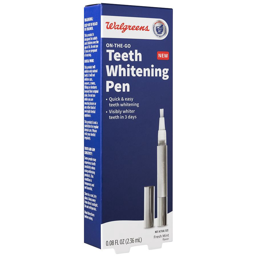 slide 4 of 4, Walgreens Teeth Whitening Pen, 0.08 fl oz