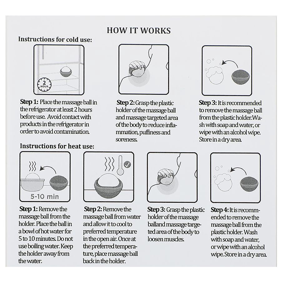 slide 2 of 5, Walgreens Massage Ball, 1 ct
