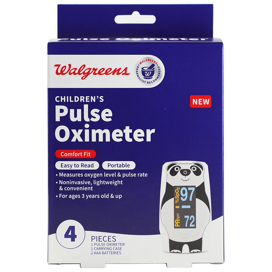 slide 5 of 5, Walgreens Child Pulse Oximeter, 1 ct