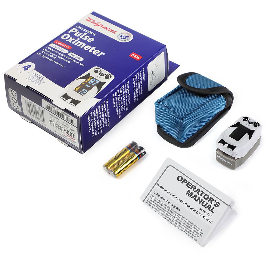 slide 3 of 5, Walgreens Child Pulse Oximeter, 1 ct