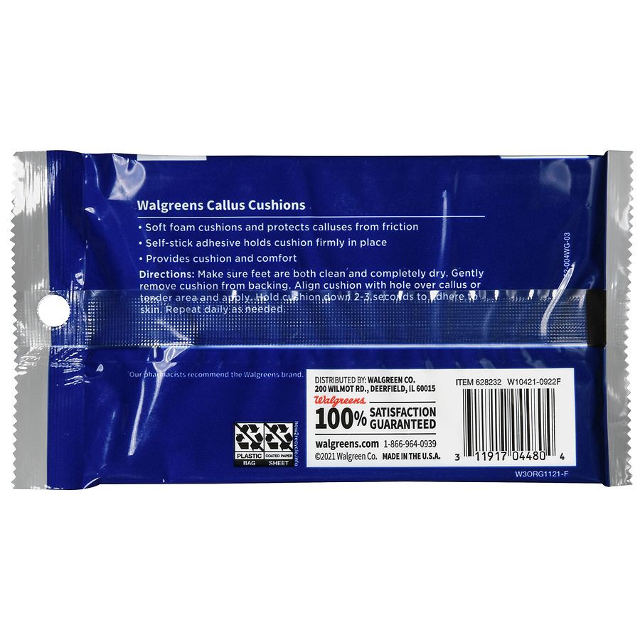 slide 4 of 5, Walgreens Callus Cushions, 12 ct