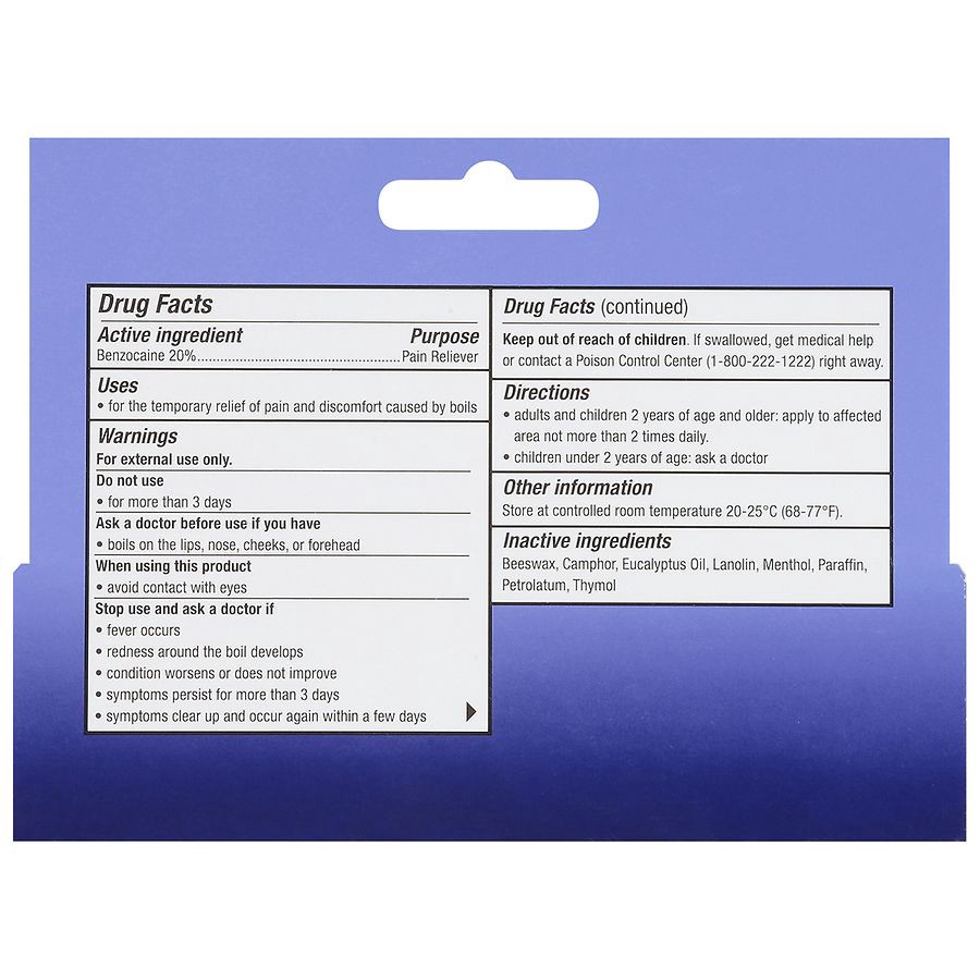 slide 2 of 3, Walgreens Boil Pain Relieving Ointment, 1 oz 1 oz