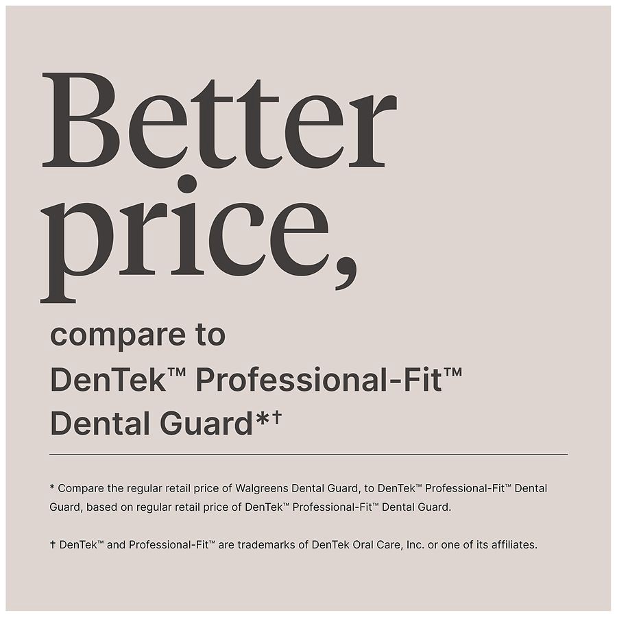 slide 3 of 5, Walgreens Rest Assured Grind No More Dental Guard, 2 ct