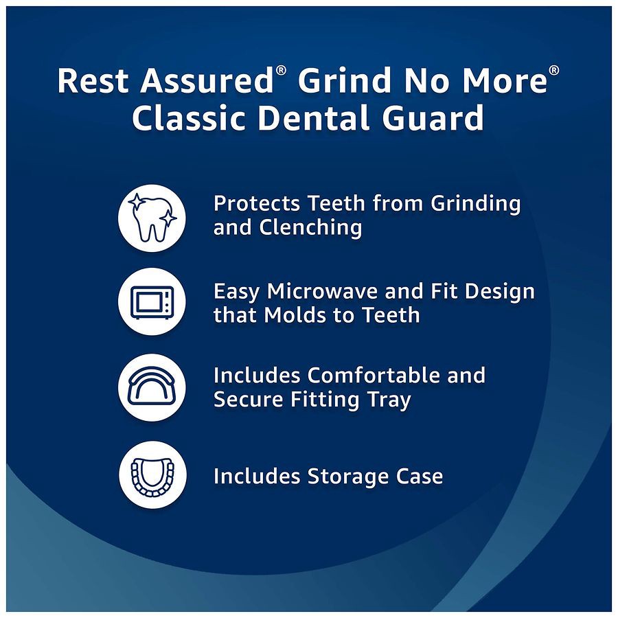 slide 4 of 5, Walgreens Rest Assured Grind No More Dental Guard, 2 ct