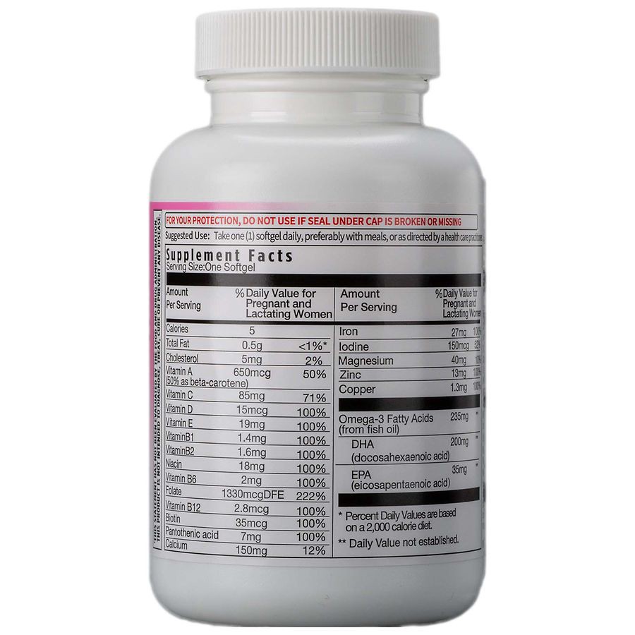 slide 2 of 5, Walgreens Prenatal Once Daily Softgel, 60 ct