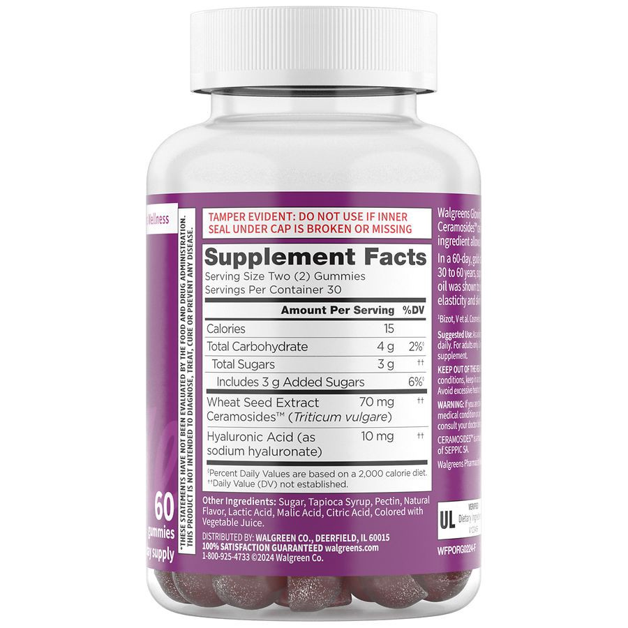 slide 2 of 5, Walgreens Glowing Skin Complex Strawberry, 60 ct