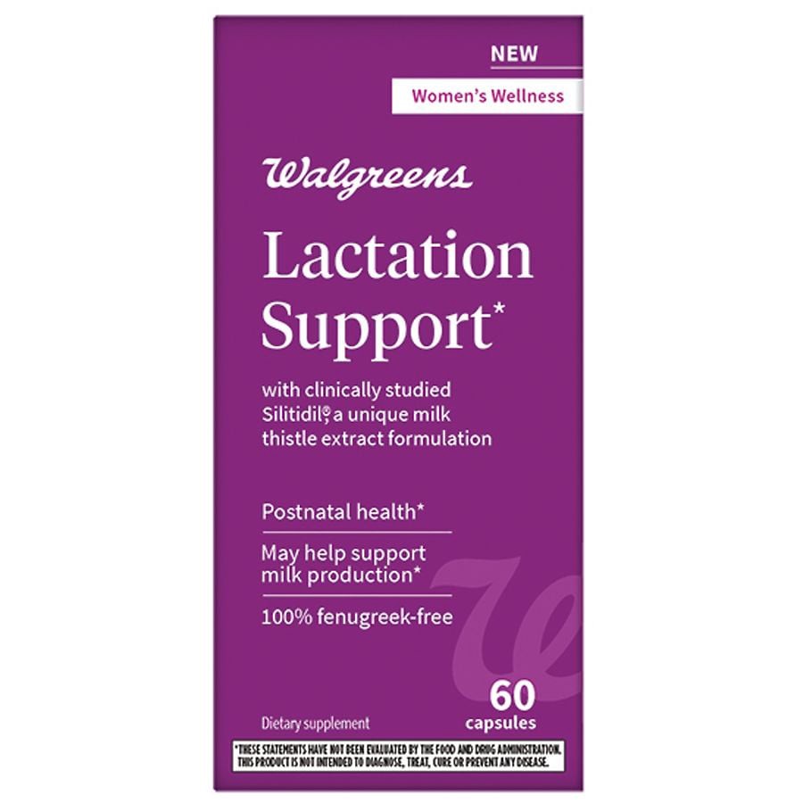 slide 3 of 5, Walgreens Lactation Support, 60 ct