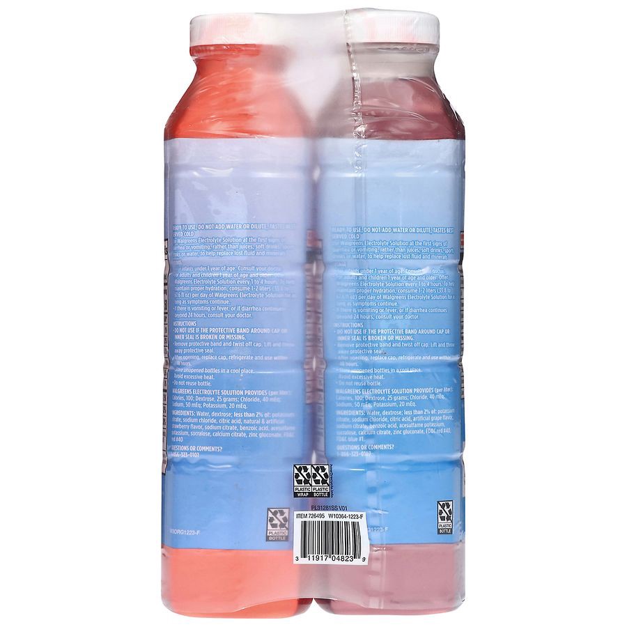 slide 3 of 4, Walgreens Pediatric Electrolyte Strawberry and Grape, 16.9 oz x 2 ct