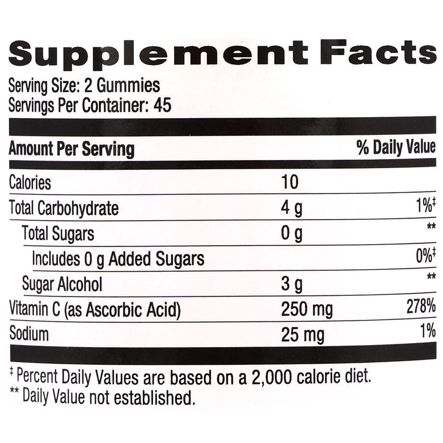 slide 3 of 5, Walgreens Free & Pure Sugar Free Vitamin C Orange, 90 ct