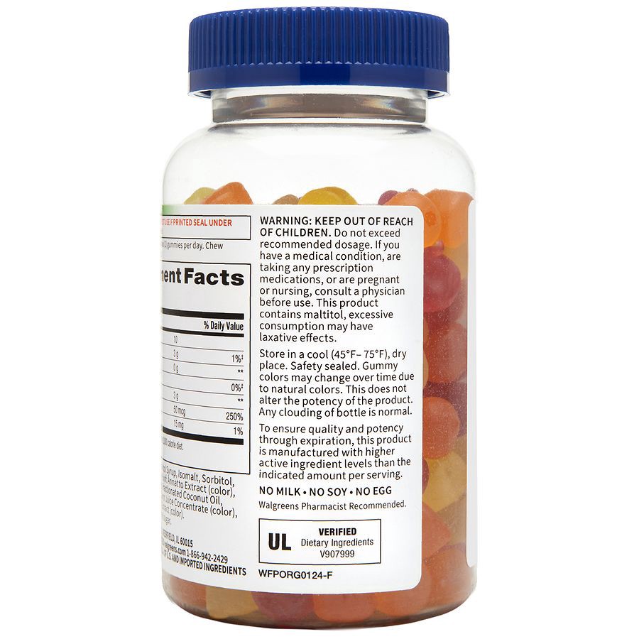 slide 2 of 3, Walgreens Free & Pure Sugar Free Vitamin D, 90 ct