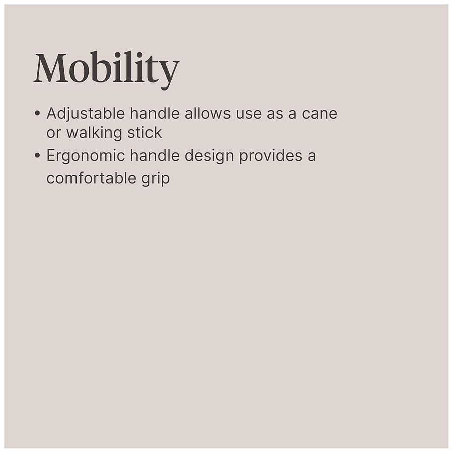 slide 5 of 5, Walgreens Adjustable 2-in-1 Stick, 1 ct