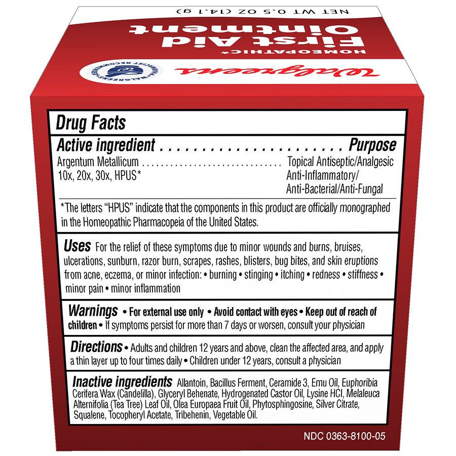 slide 3 of 4, Walgreens First Aid Ointment, 0.5 oz