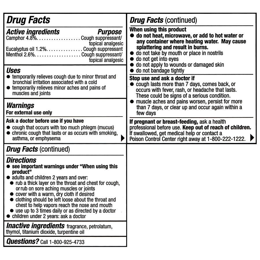 slide 3 of 3, Walgreens Children's Chest Rub, 1.76 oz