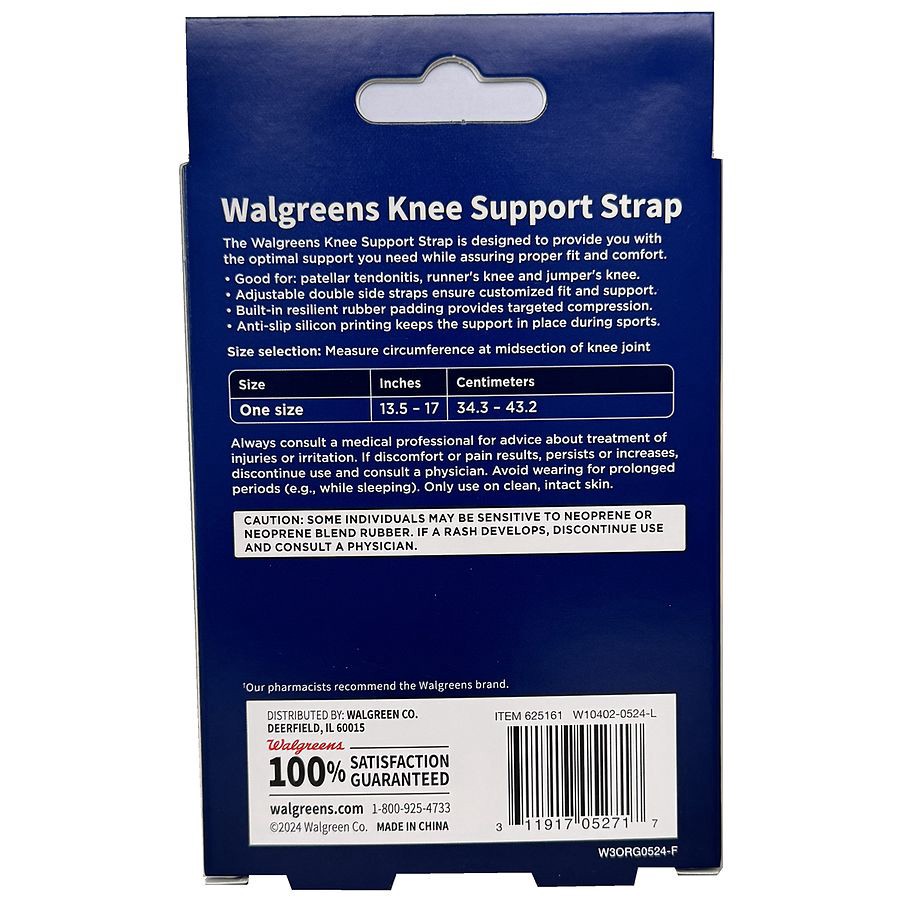 slide 2 of 3, Walgreens Knee Support Strap, 1 ct