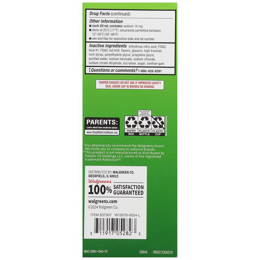 slide 2 of 5, Walgreens Nighttime Tussin DM Max Menthol Berry, 8 fl oz