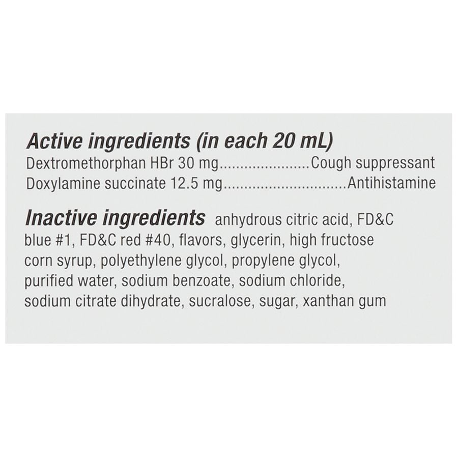 slide 5 of 5, Walgreens Nighttime Tussin DM Max Menthol Berry, 8 fl oz