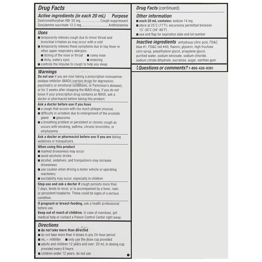 slide 3 of 5, Walgreens Nighttime Tussin DM Max Menthol Berry, 8 fl oz