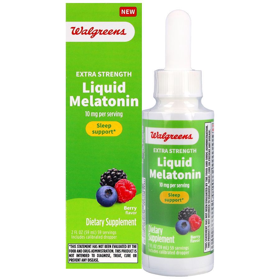 slide 3 of 5, Walgreens Liquid Melatonin Berry, 2 fl oz