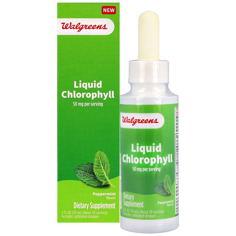 slide 3 of 5, Walgreens Liquid Chlorophyll Peppermint, 2 fl oz