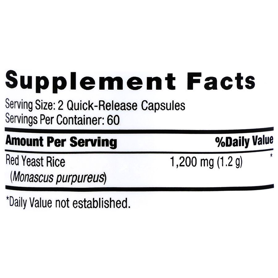 slide 4 of 5, Walgreens Free & Pure Red Yeast Rice Capsules, 120 ct