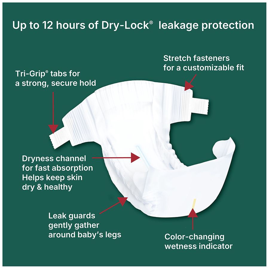 slide 4 of 5, Walgreens Soft & Absorbent Premium Baby Diapers, 5 (24 ct) 24 ct