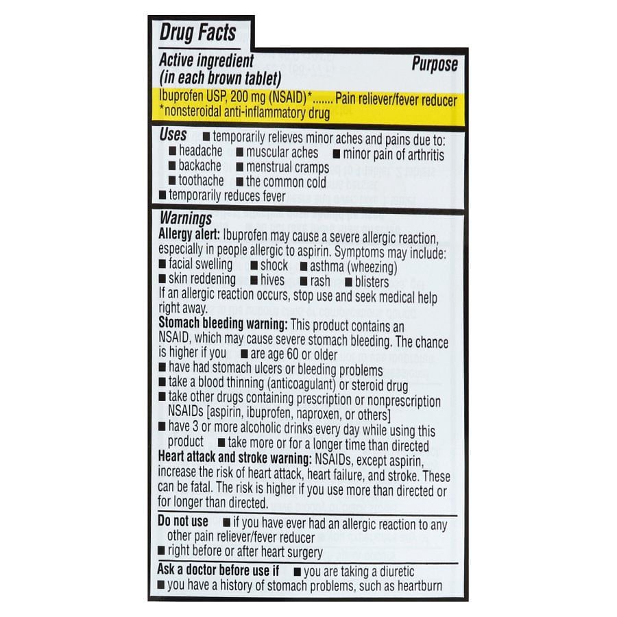 slide 2 of 2, Walgreens Ibuprofen Tablets 200Mg, 150 ct