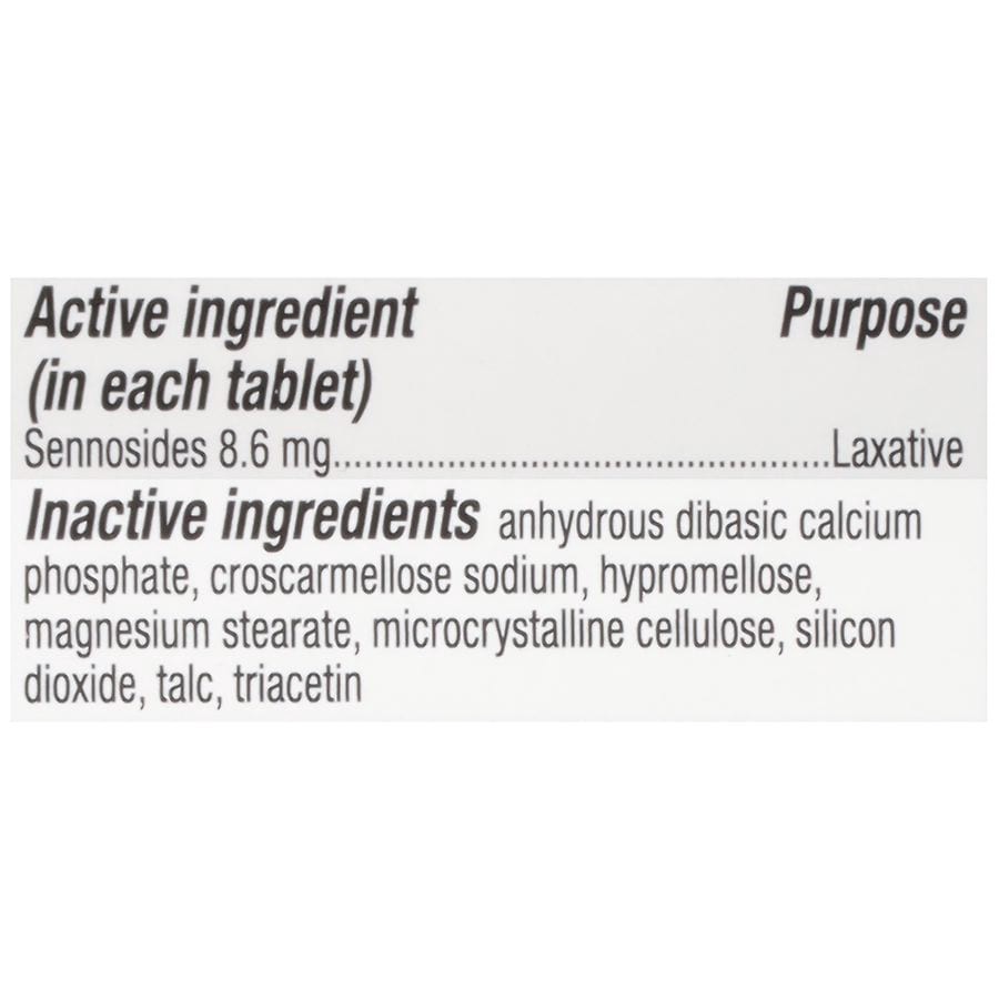 slide 4 of 5, Walgreens Senna Natural Vegetable Laxative Tablets, 100 ct