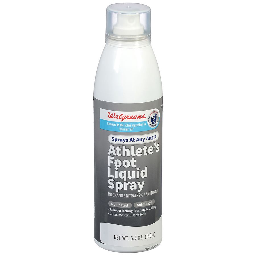 slide 3 of 5, Walgreens Medicated Antifungal Athlete's Foot Liquid Spray, 5.3 oz