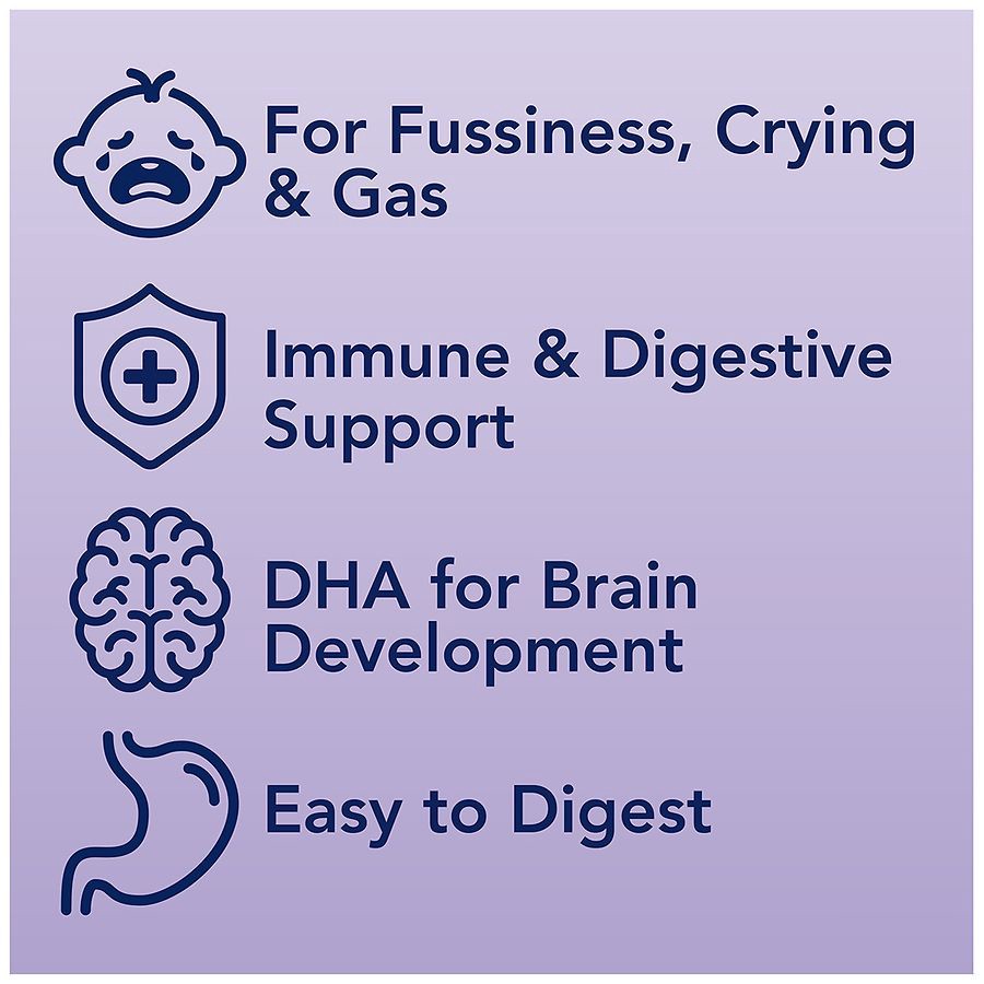 slide 4 of 5, Walgreens Gentle Premium Infant Formula Milk-Based Powder with Iron, 33.2 oz