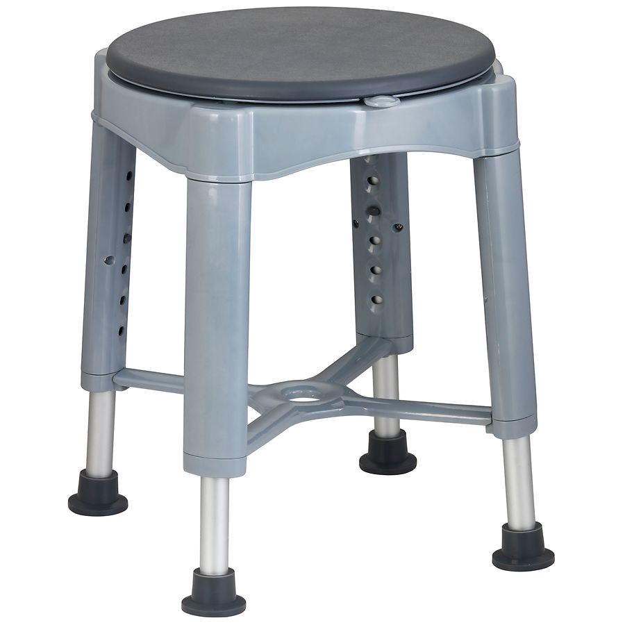 slide 4 of 5, Walgreens Bath Stool w/Rotating Seat, 1 ct