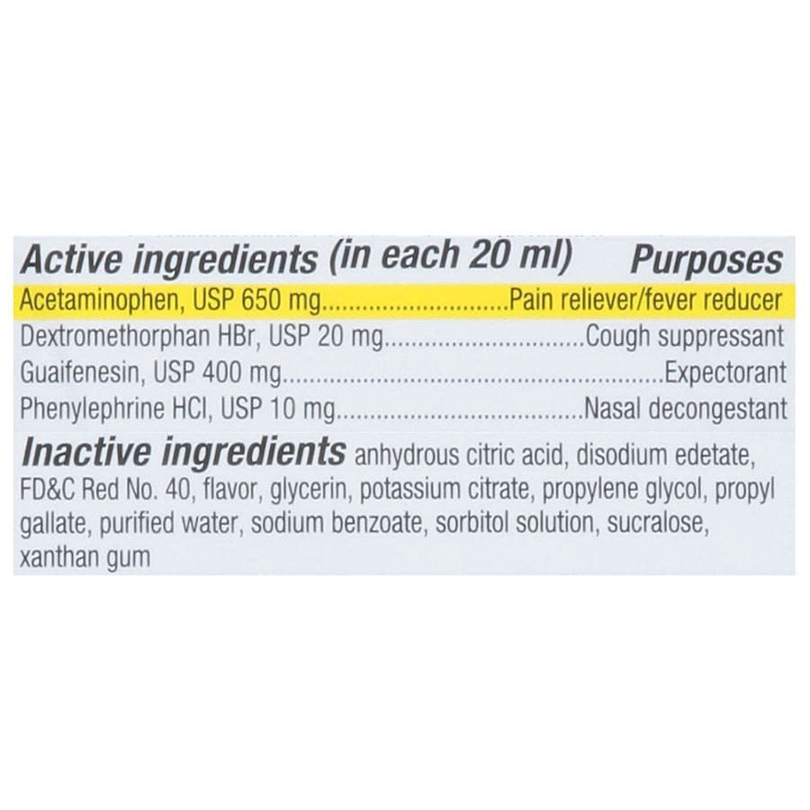 slide 4 of 5, Walgreens Adult Severe Tussin CF Max Liquid Natural Raspberry, 8 fl oz