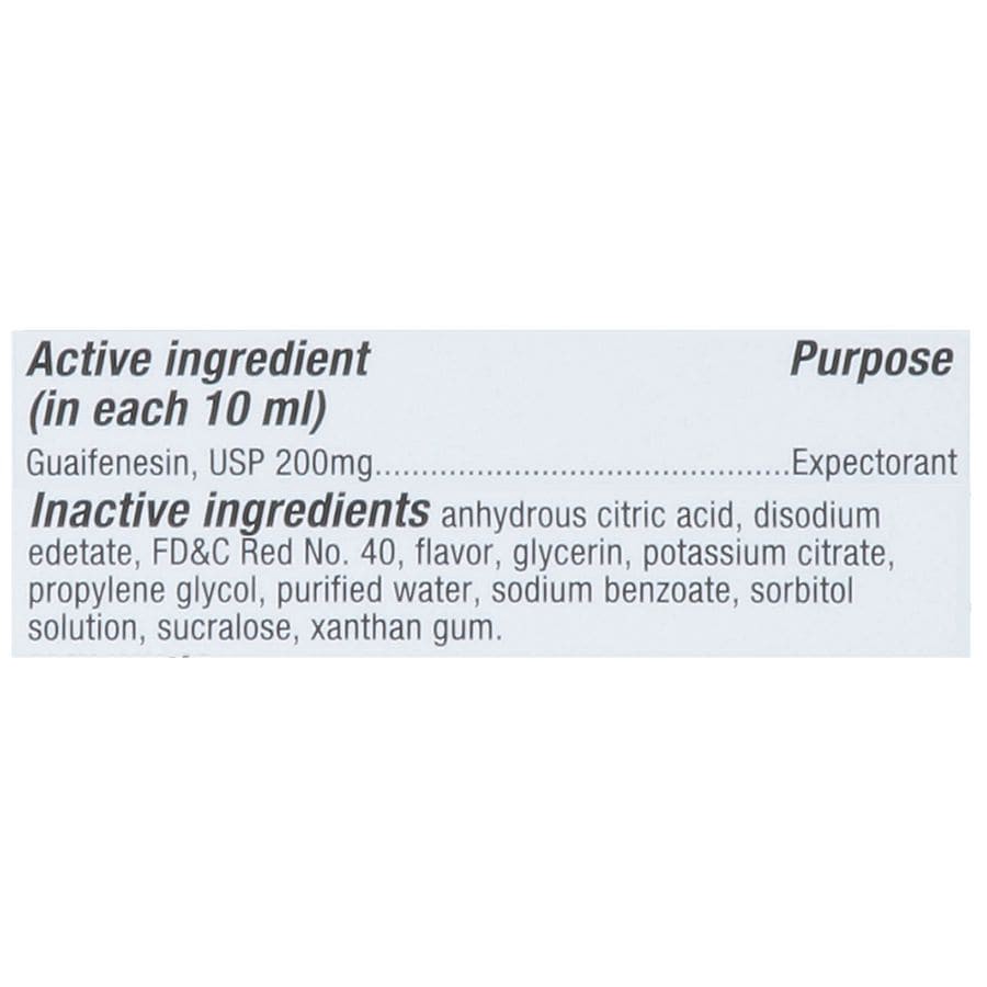 slide 3 of 5, Walgreens Adult Tussin Chest Congestion Liquid Natural Cherry, 8 fl oz