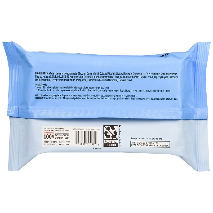 slide 2 of 5, Walgreens Flushable Wipes Sea Incense, 42 ct
