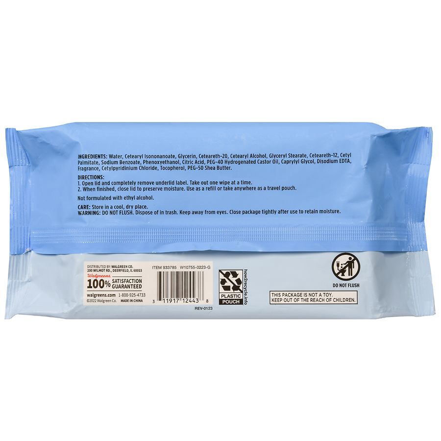 slide 4 of 5, Walgreens Shea Butter Wipes, 64 ct