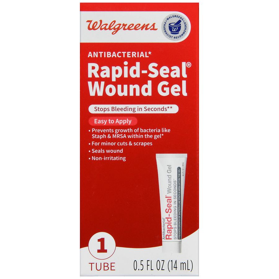 slide 3 of 5, Walgreens Rapid Seal Wound Gel, 0.5 fl oz