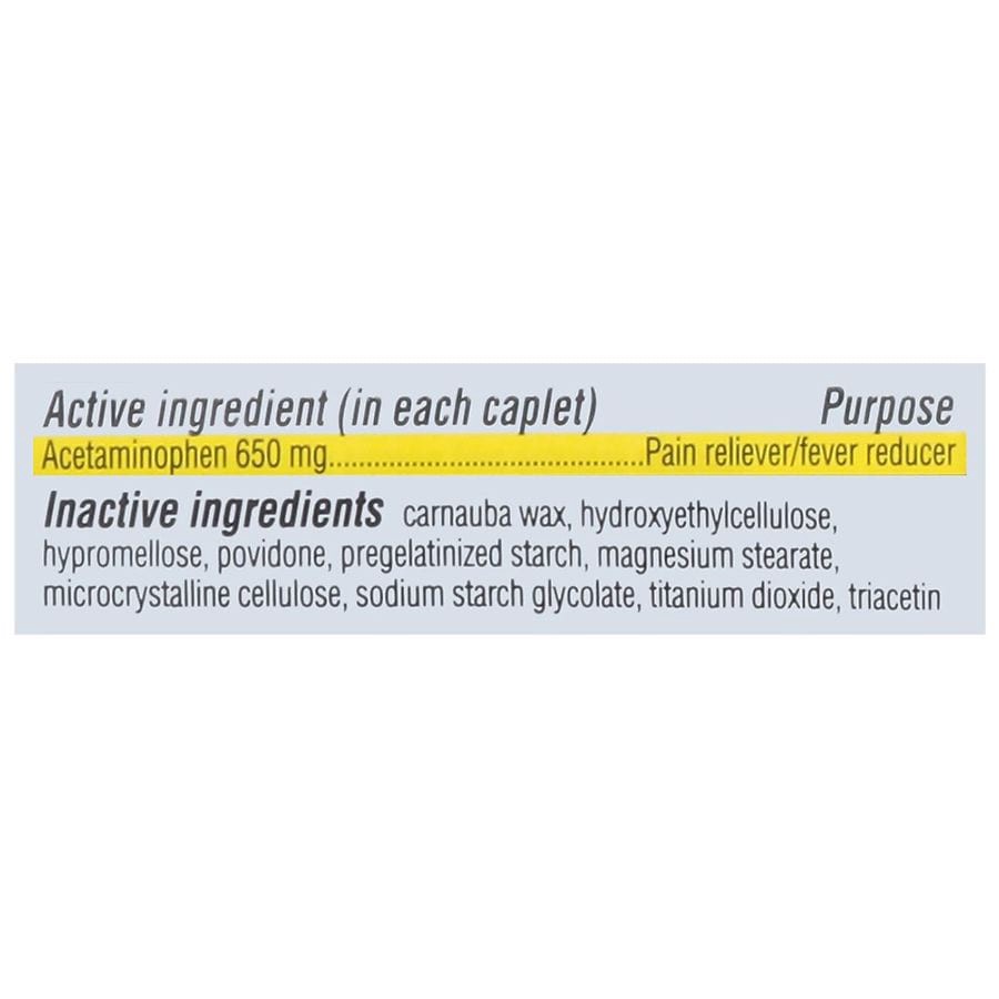 slide 2 of 4, Walgreens Acetaminophen Extended-Release Tablets USP 650 mg, 100 ct