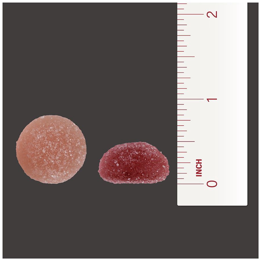 slide 5 of 5, Walgreens Glucose Gummies Natural Blueberry, Raspberry & Strawberry, 60 ct