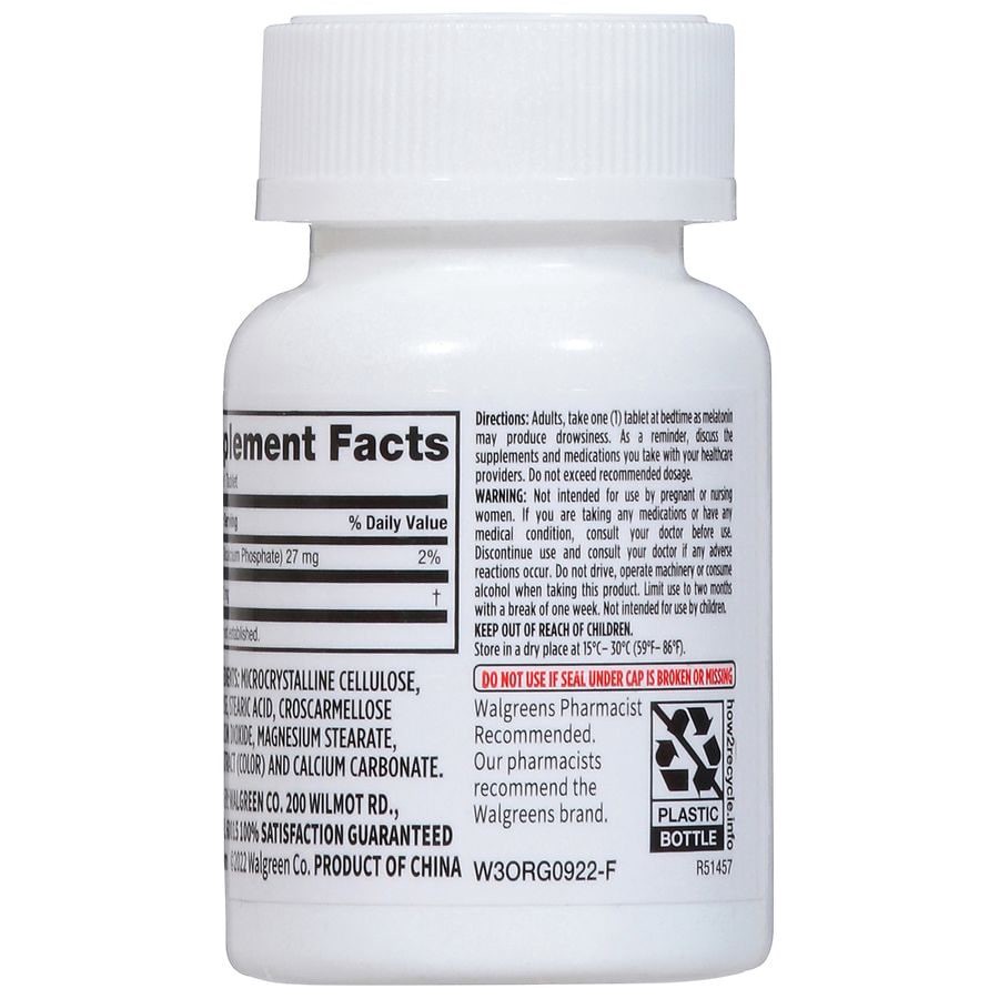 slide 2 of 5, Walgreens Melatonin Delayed Release 12mg, 30 ct