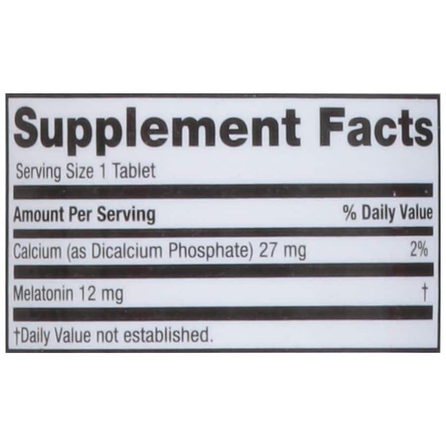 slide 3 of 5, Walgreens Melatonin Delayed Release 12mg, 30 ct