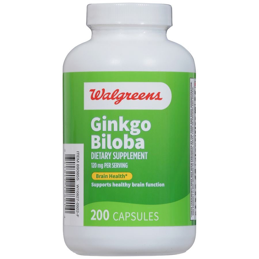 slide 3 of 5, Walgreens Ginkgo Biloba 120 mg Capsules, 200 ct
