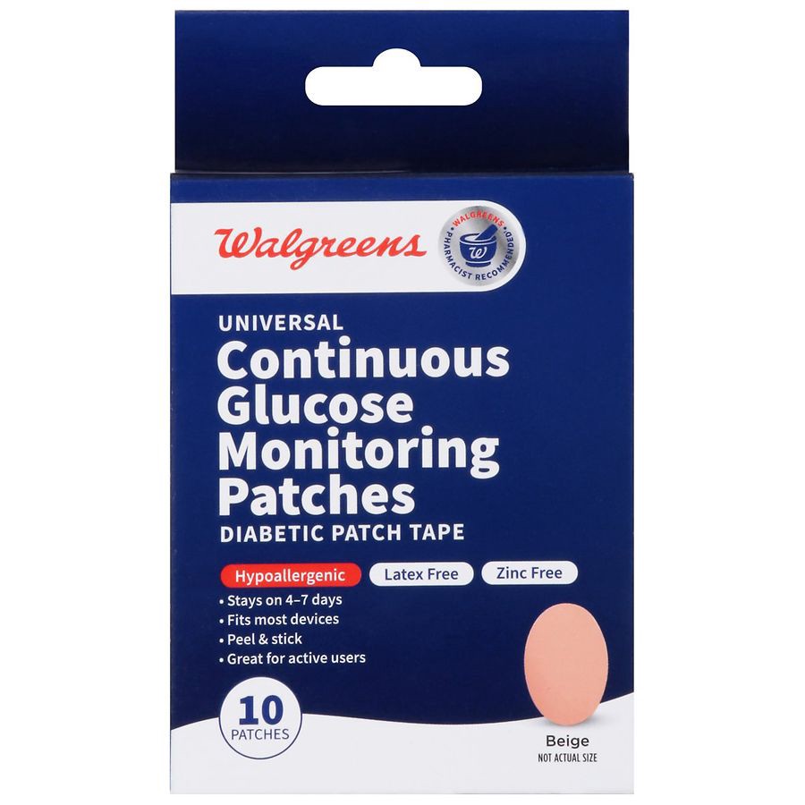Walgreens Universal Continuous Glucose Monitoring Patches 10 ct Shipt