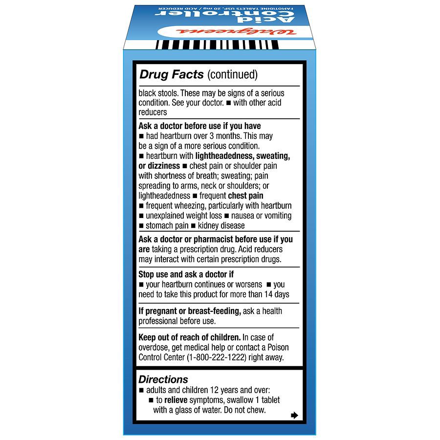 slide 2 of 4, Walgreens Acid Reducer, 200 ct