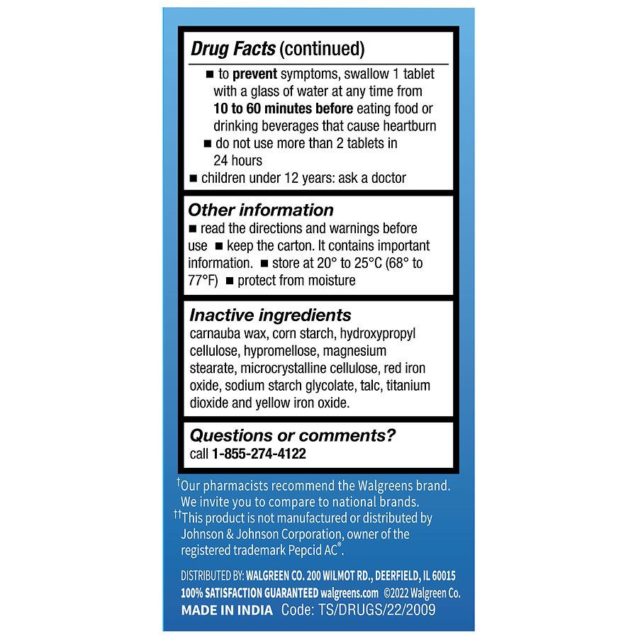 slide 3 of 4, Walgreens Acid Reducer, 200 ct