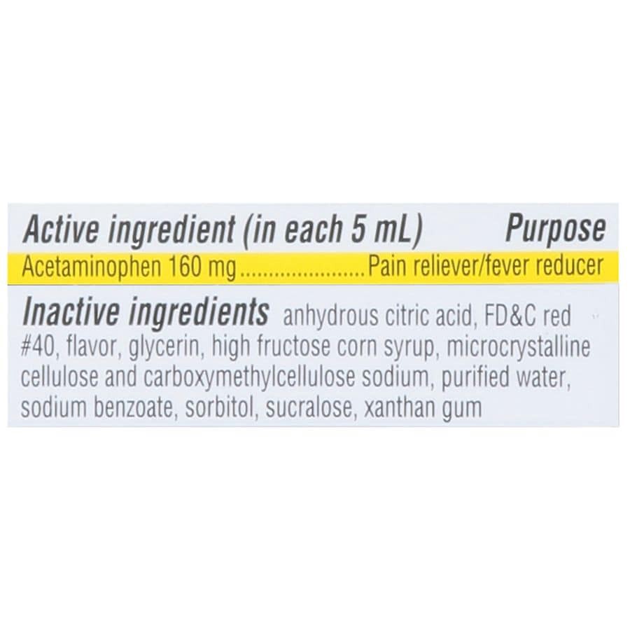 slide 2 of 5, Walgreens Child Pain/Fever Suspension Strawberry, 4 fl oz