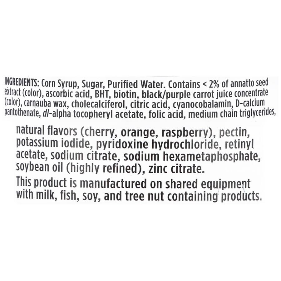 slide 5 of 5, Walgreens Children's Complete Multivitamin Gummies Natural Cherry, Orange & Raspberry, 180 ct