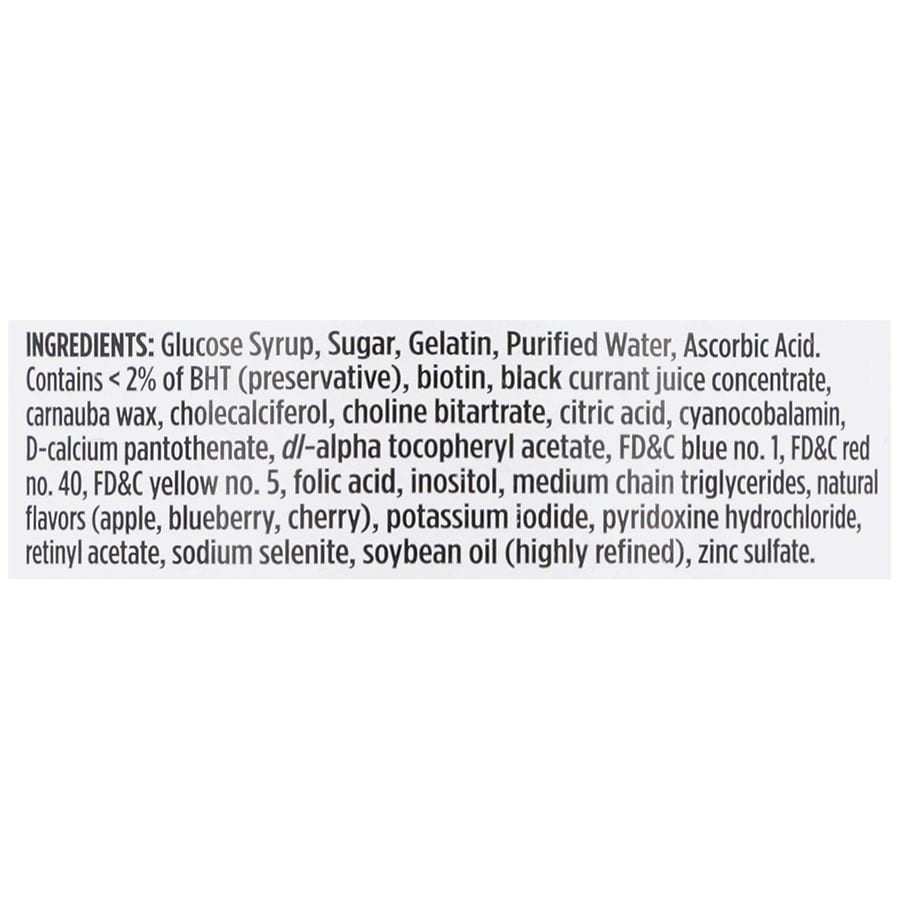 slide 3 of 5, Walgreens Men's Multivitamin Gummies Assorted Natural Fruit, 150 ct